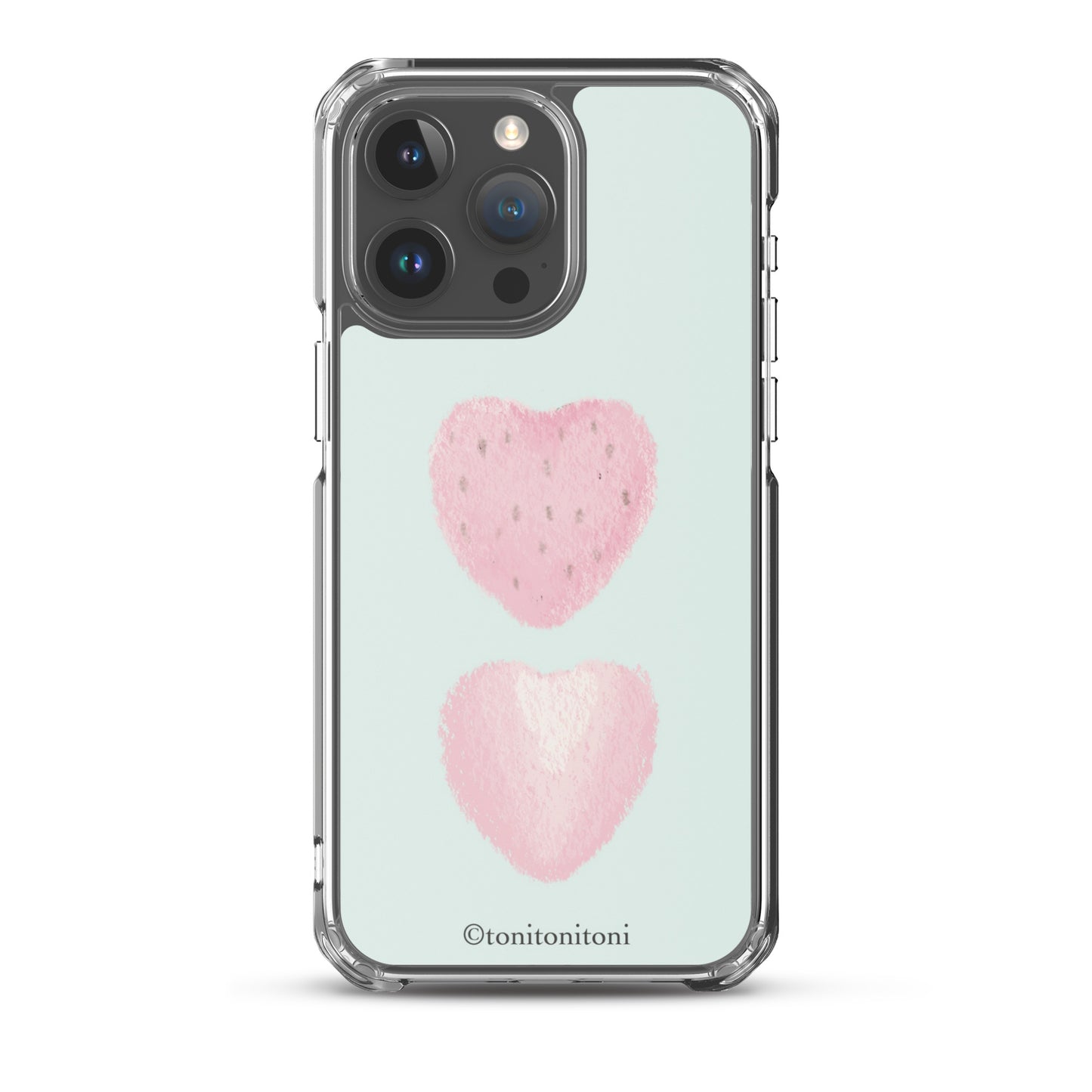 🍓Blue Strawberry iPhone Clear Case🍓