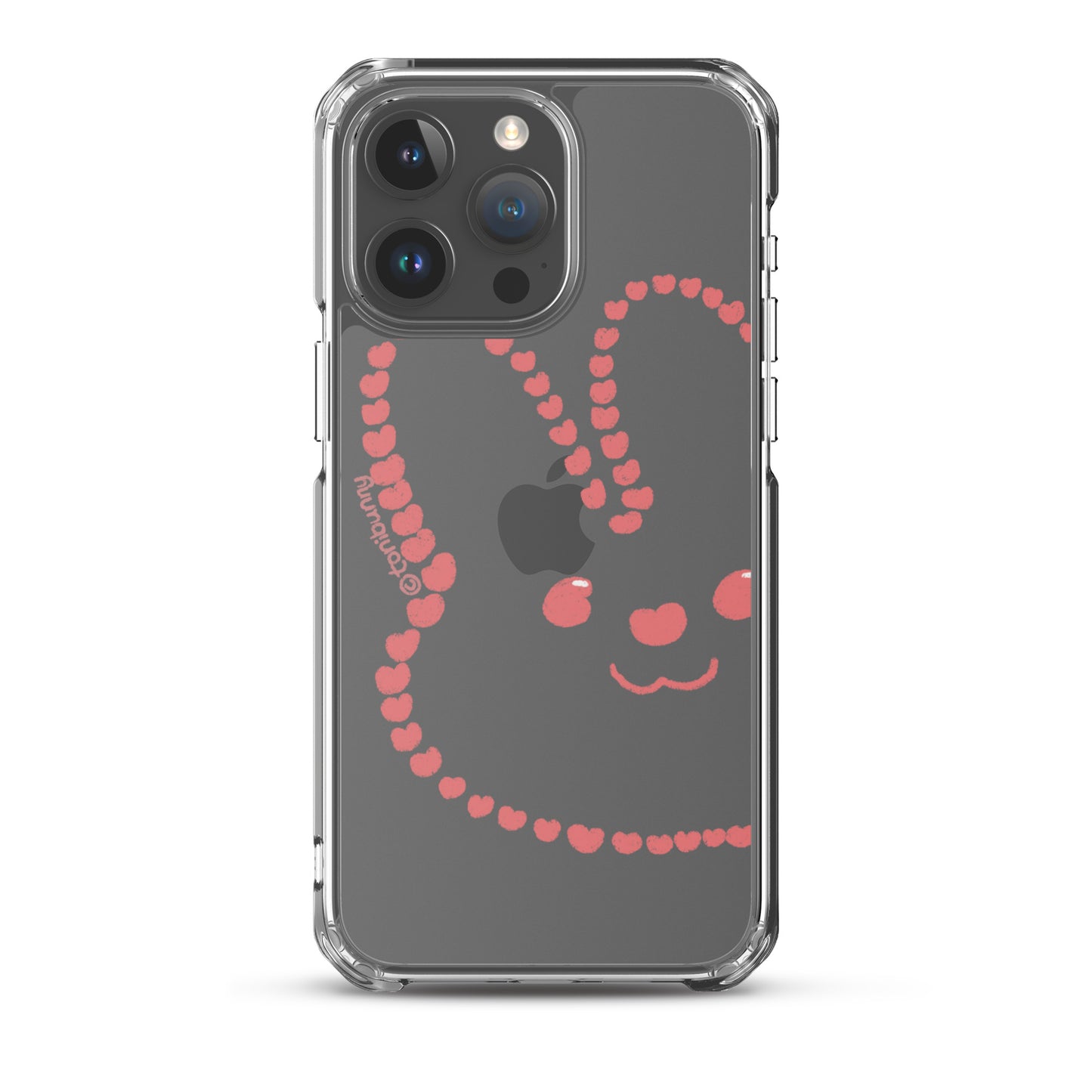 💖 Heart Bunny iPhone Clear Case 💖