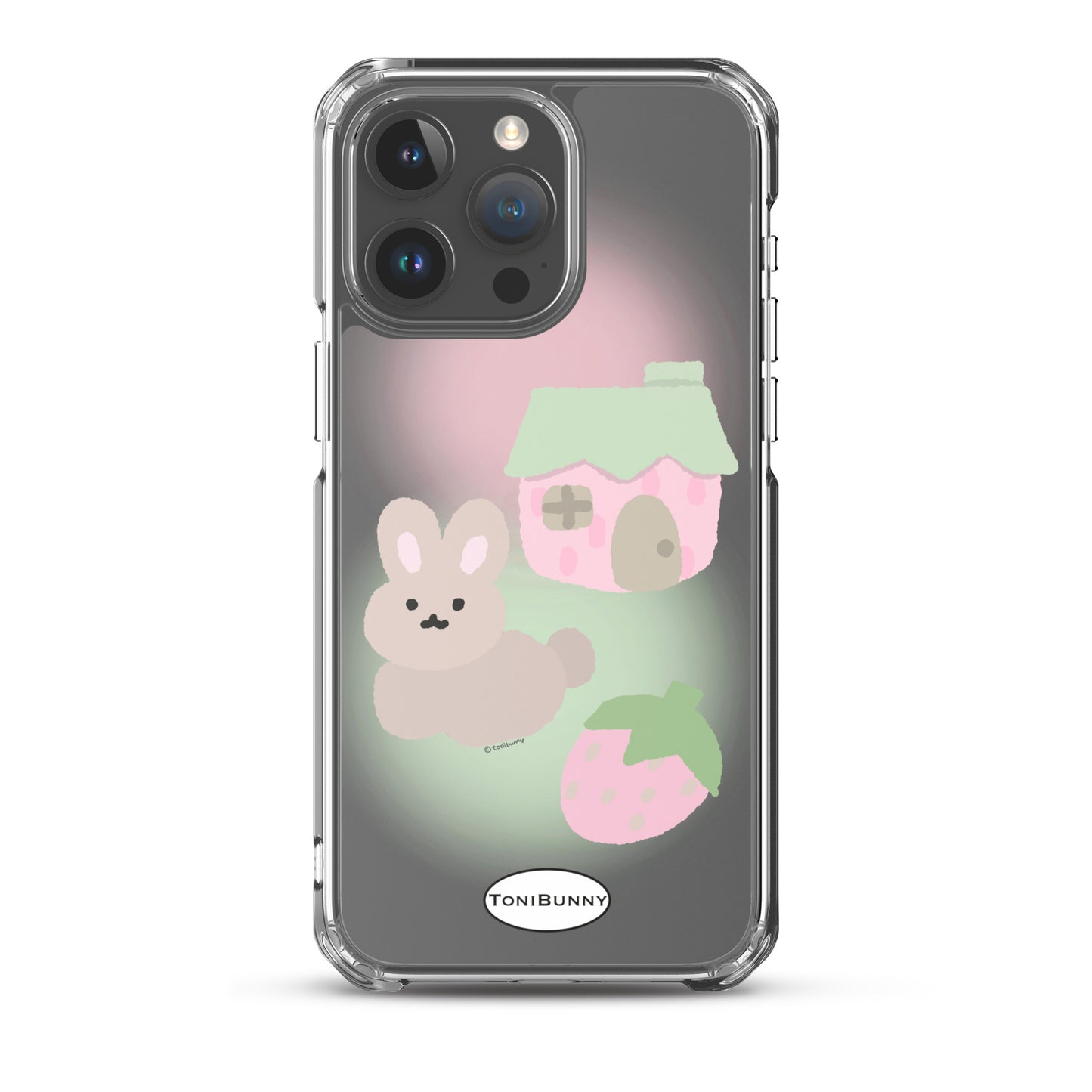 ๐ Pink ToniBunny Cottage iPhone Clear Case ๐