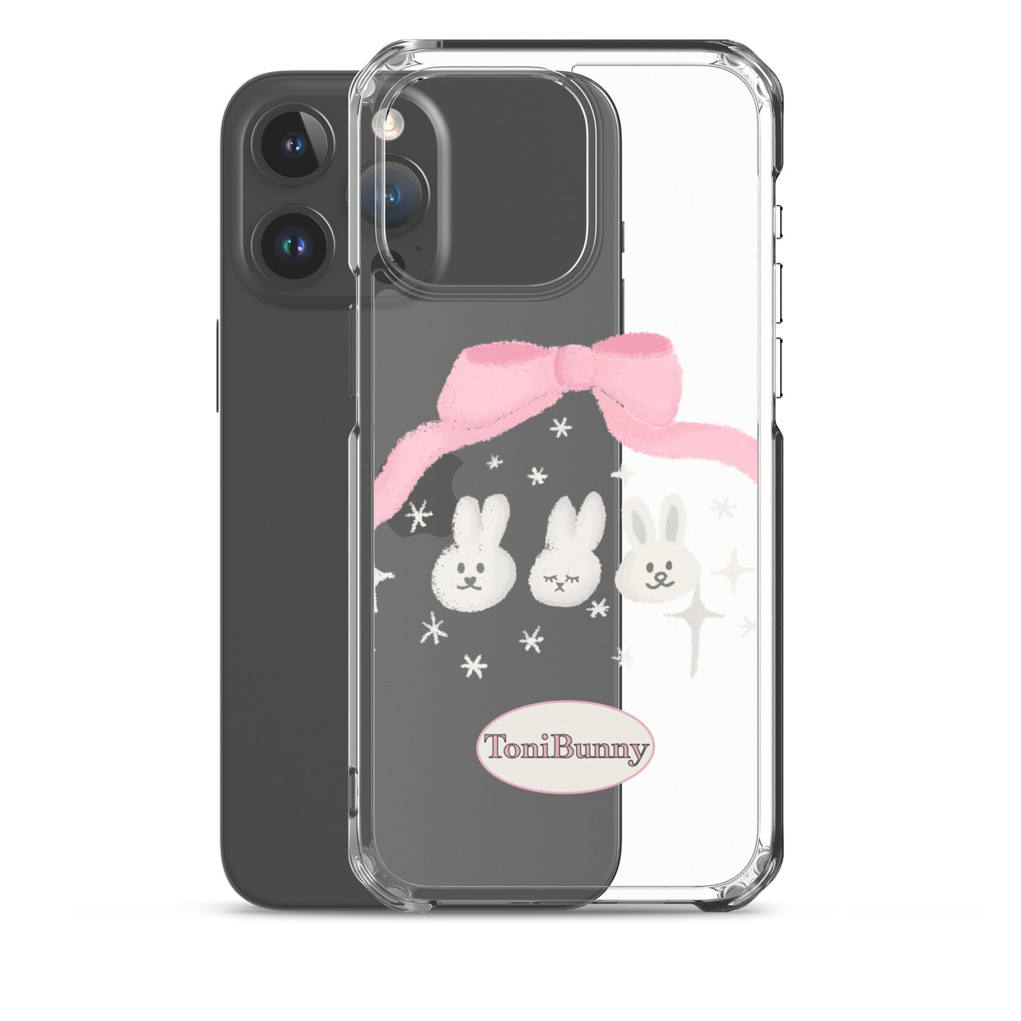π ToniBunny Ribbon Bunny Friends iPhone Clear Case π