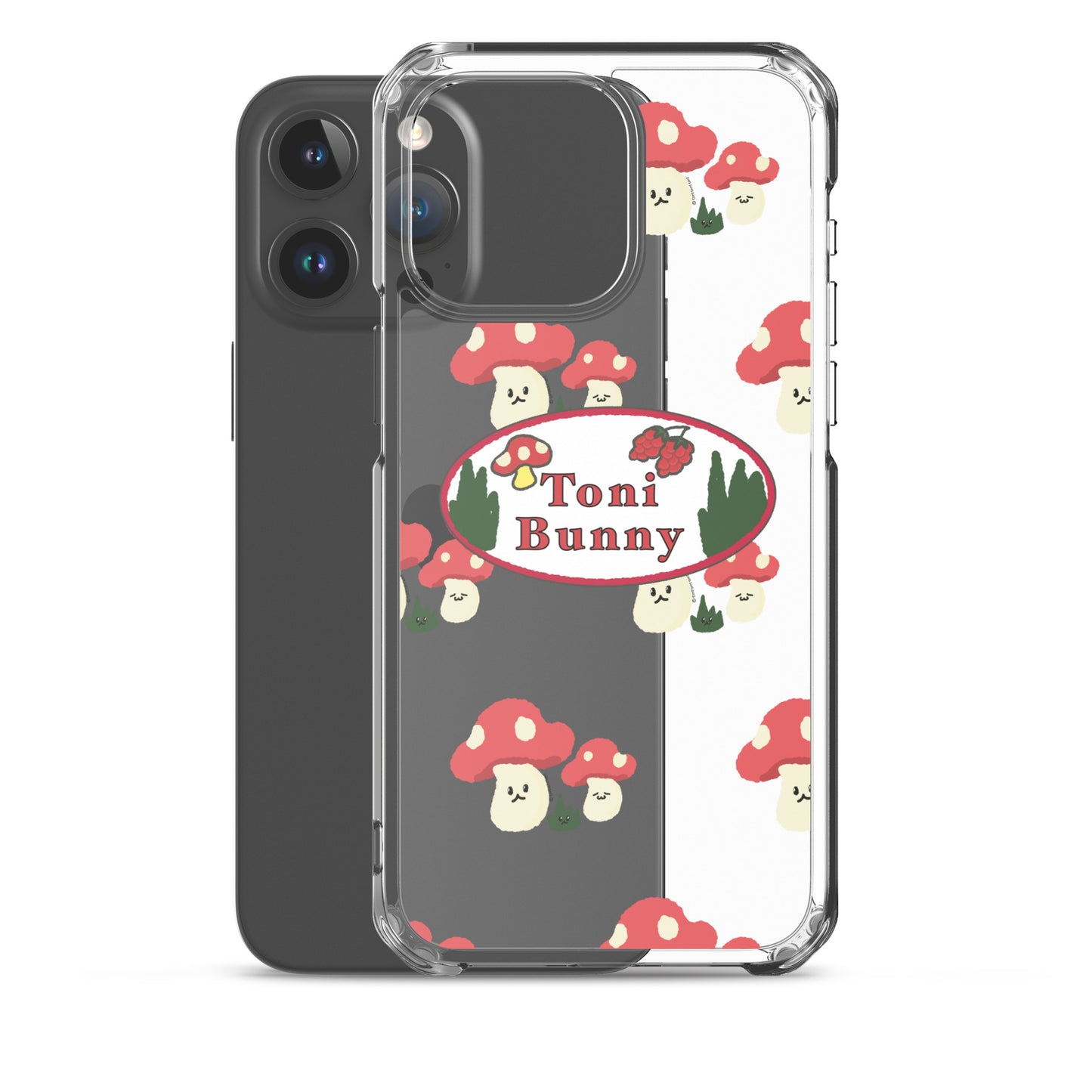 π ToniBunny Mushroom Logo iPhone Clear Case π
