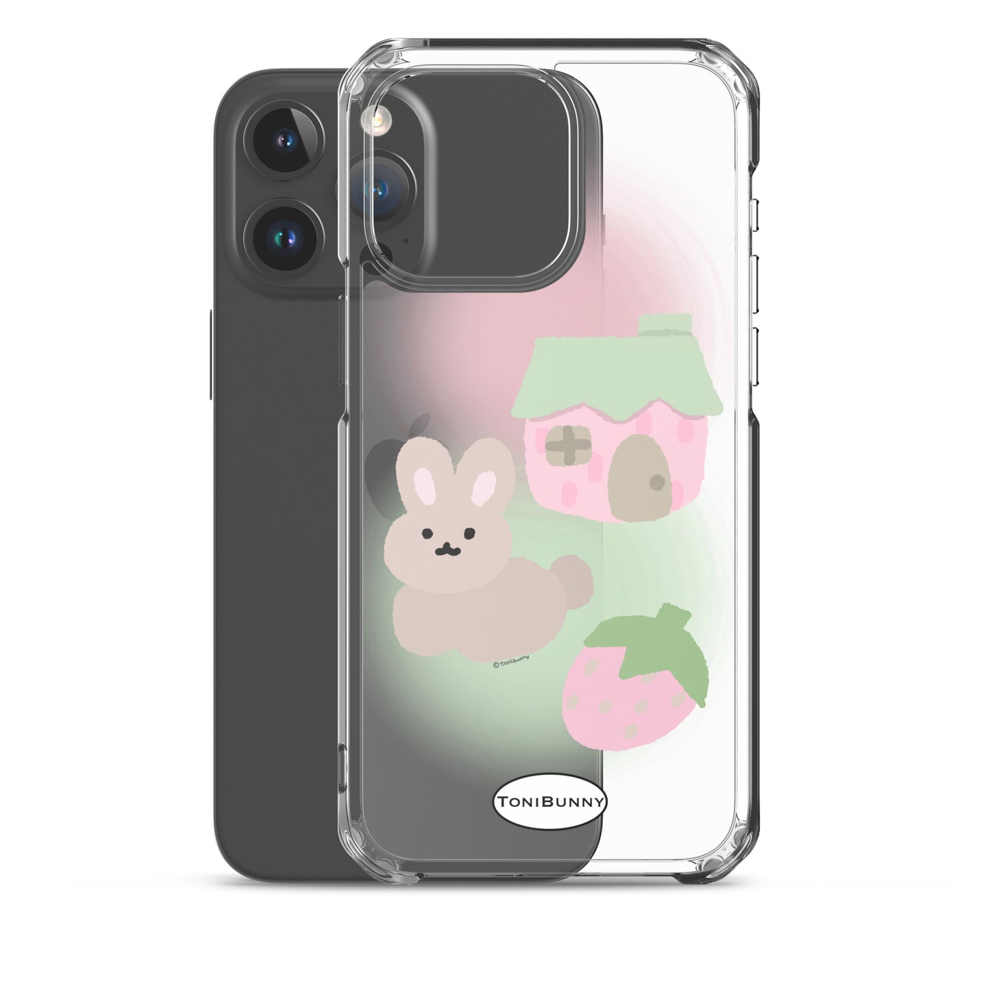 ๐ Pink ToniBunny Cottage iPhone Clear Case ๐