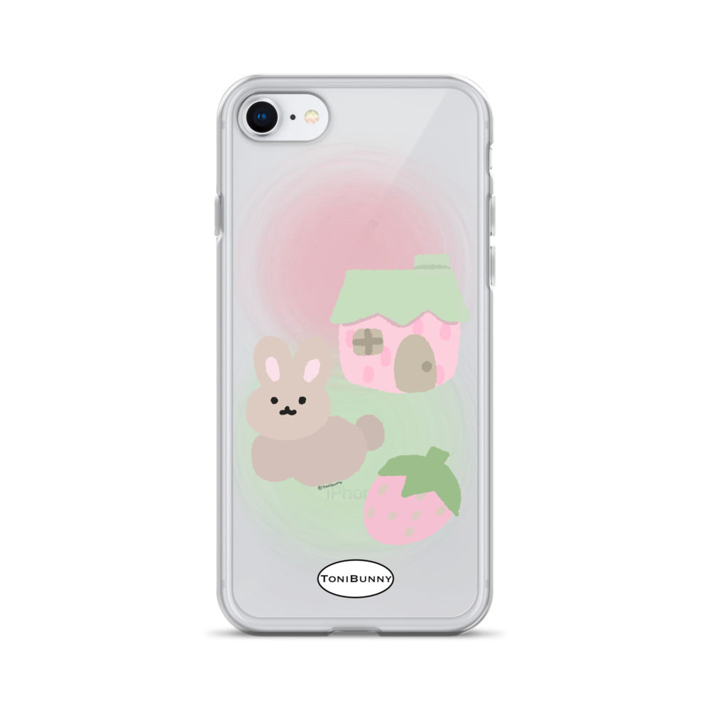 ๐ Pink ToniBunny Cottage iPhone Clear Case ๐