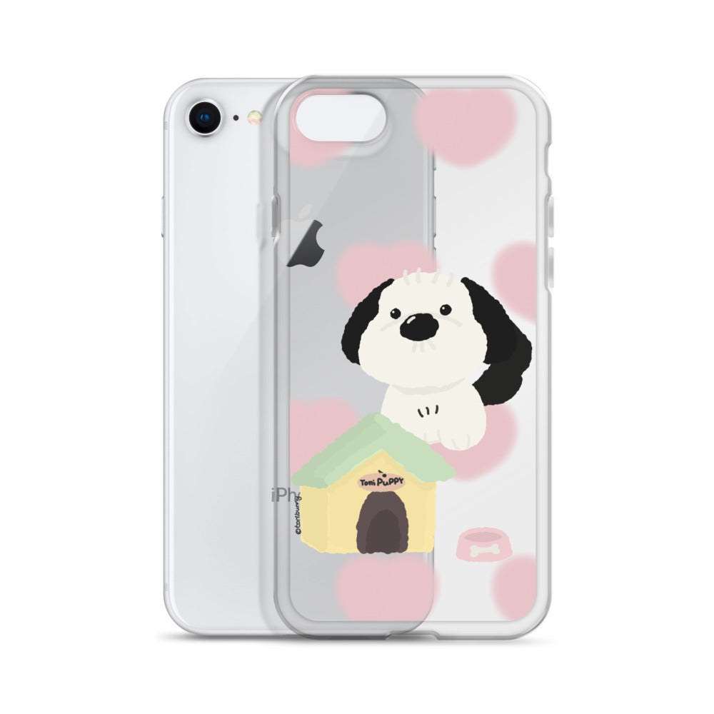 ๐ถ Pink Pattern ToniPuppy iPhone Clear Case ๐ถ