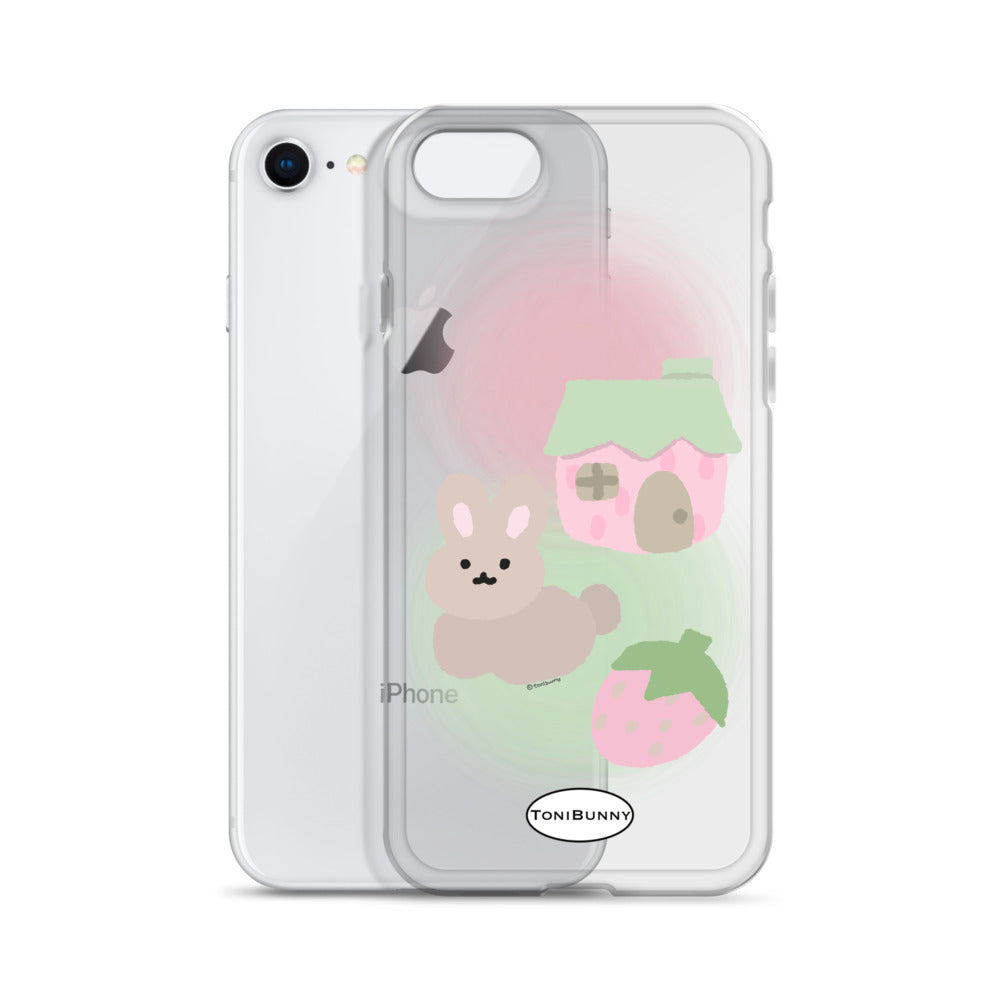 ๐ Pink ToniBunny Cottage iPhone Clear Case ๐