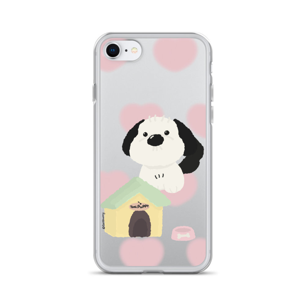 ๐ถ Pink Pattern ToniPuppy iPhone Clear Case ๐ถ