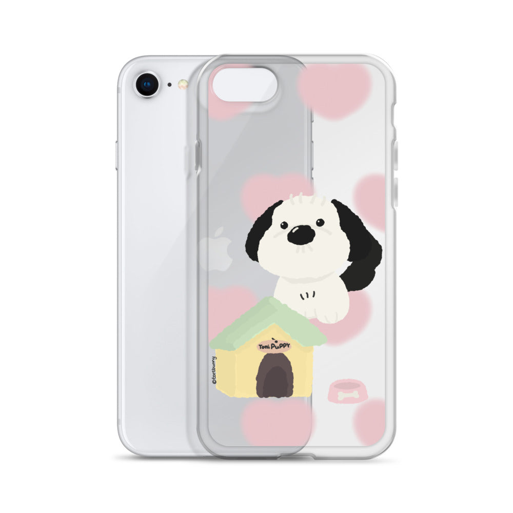 ๐ถ Pink Pattern ToniPuppy iPhone Clear Case ๐ถ