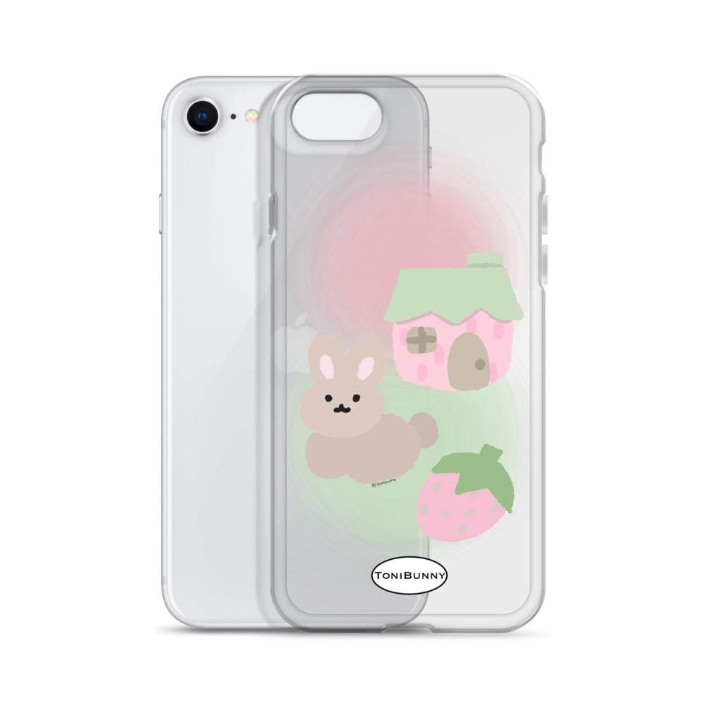 ๐ Pink ToniBunny Cottage iPhone Clear Case ๐