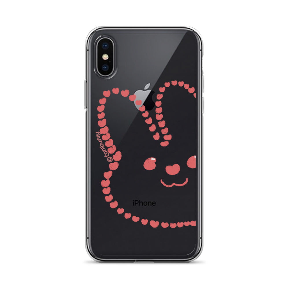 💖 Heart Bunny iPhone Clear Case 💖