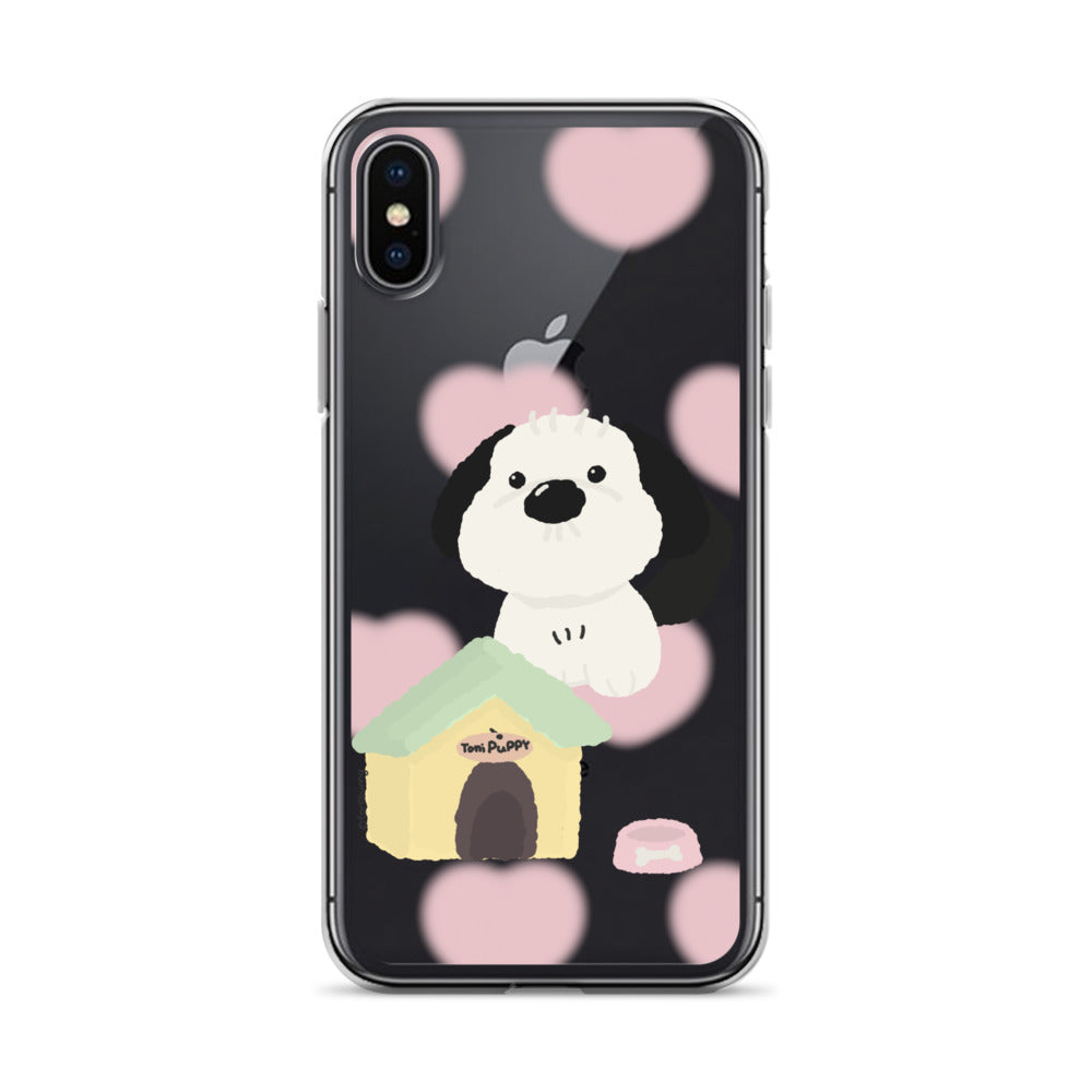 ๐ถ Pink Pattern ToniPuppy iPhone Clear Case ๐ถ