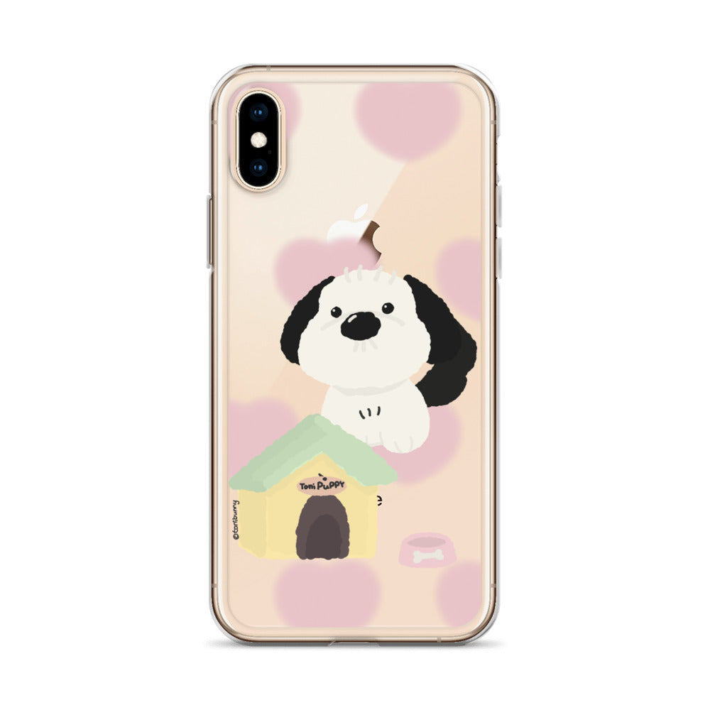 ๐ถ Pink Pattern ToniPuppy iPhone Clear Case ๐ถ