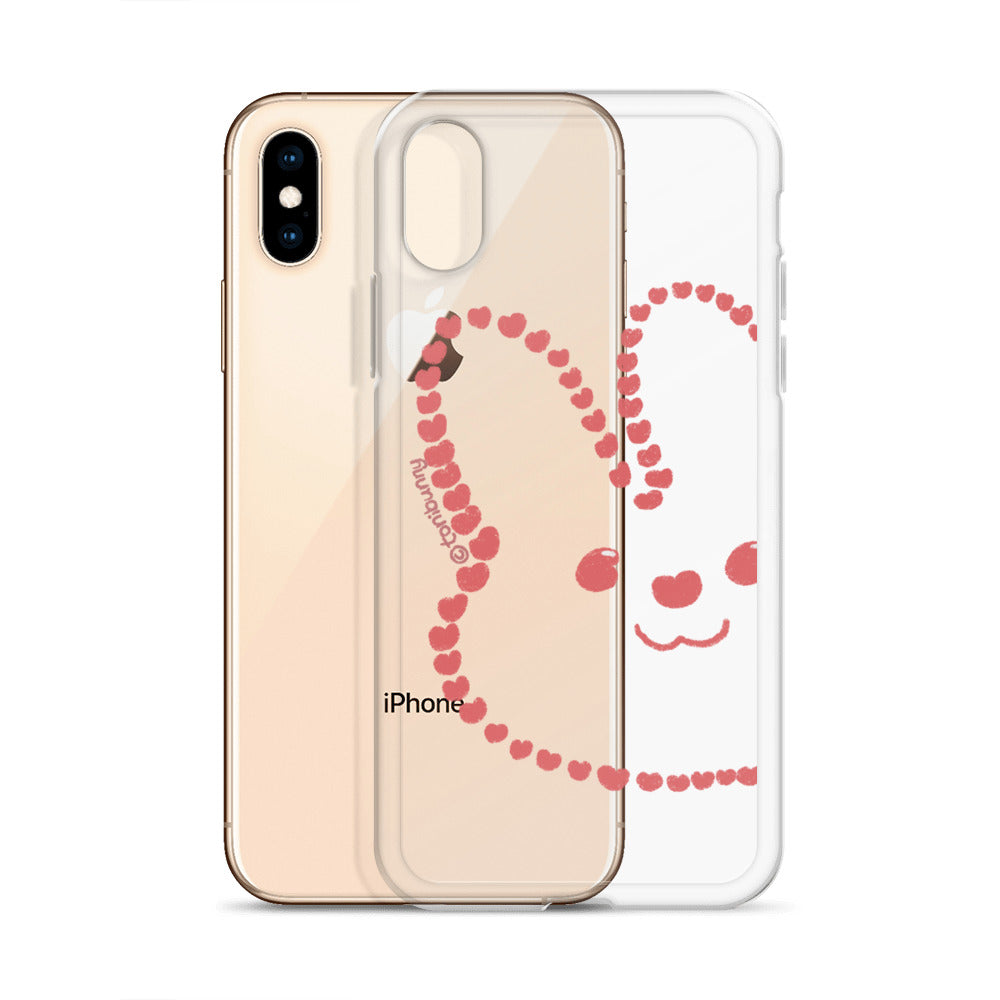 💖 Heart Bunny iPhone Clear Case 💖