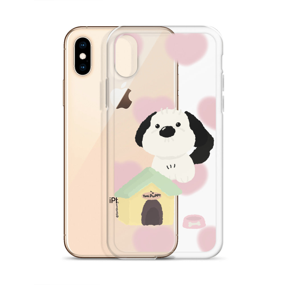 ๐ถ Pink Pattern ToniPuppy iPhone Clear Case ๐ถ