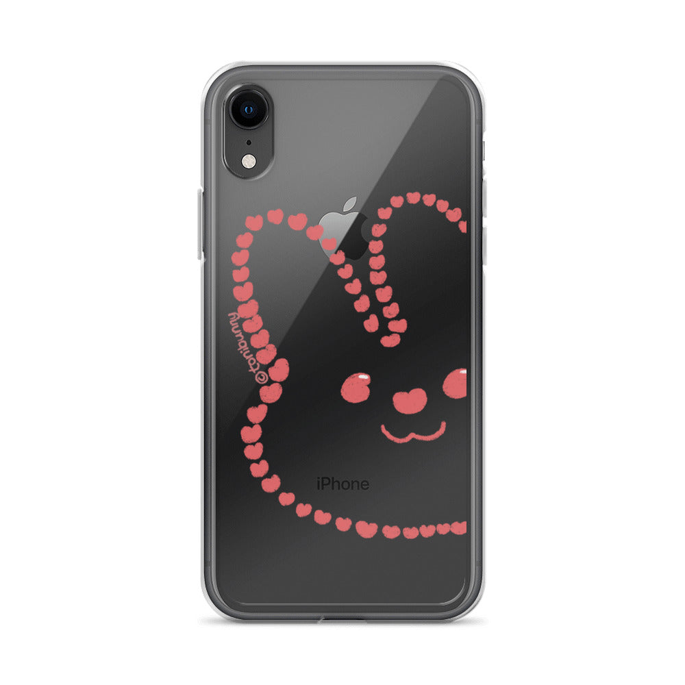 💖 Heart Bunny iPhone Clear Case 💖
