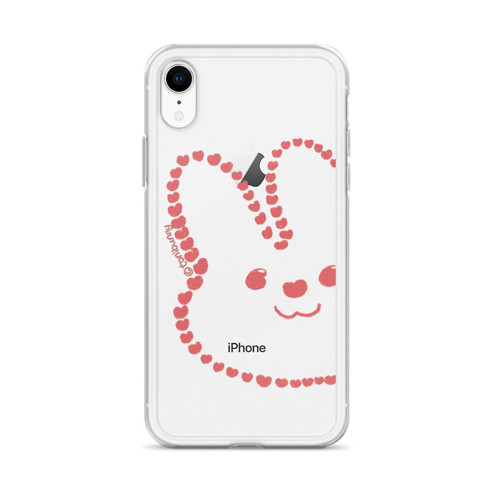 💖 Heart Bunny iPhone Clear Case 💖