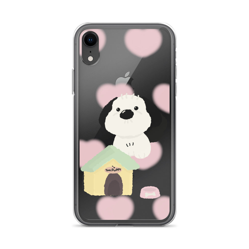 ๐ถ Pink Pattern ToniPuppy iPhone Clear Case ๐ถ
