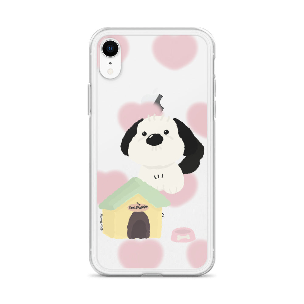 ๐ถ Pink Pattern ToniPuppy iPhone Clear Case ๐ถ
