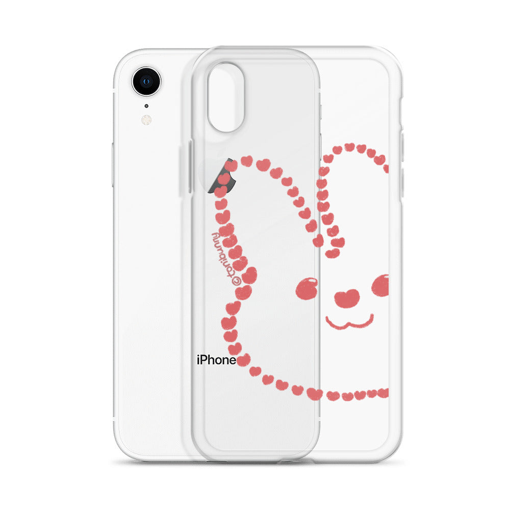 💖 Heart Bunny iPhone Clear Case 💖