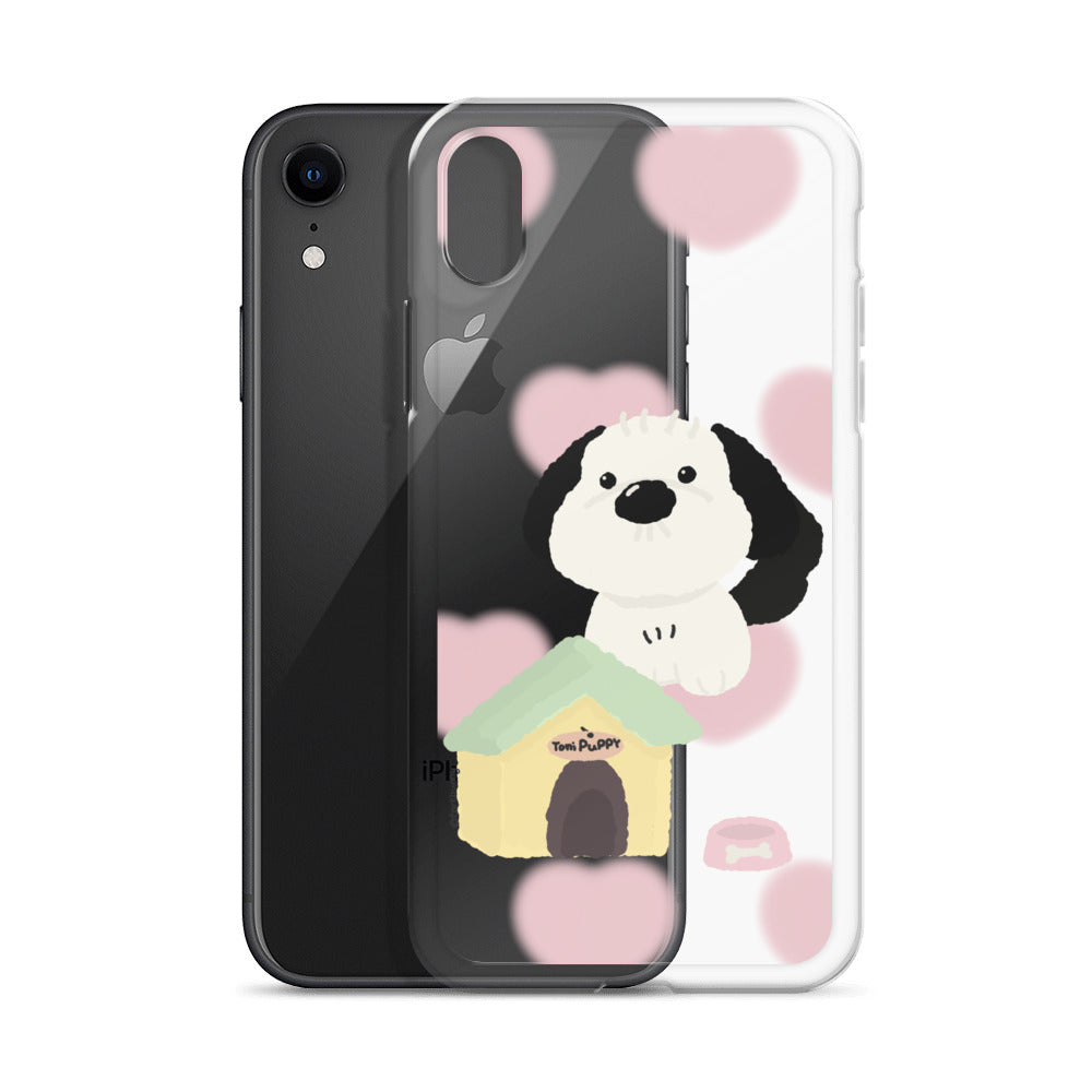 ๐ถ Pink Pattern ToniPuppy iPhone Clear Case ๐ถ