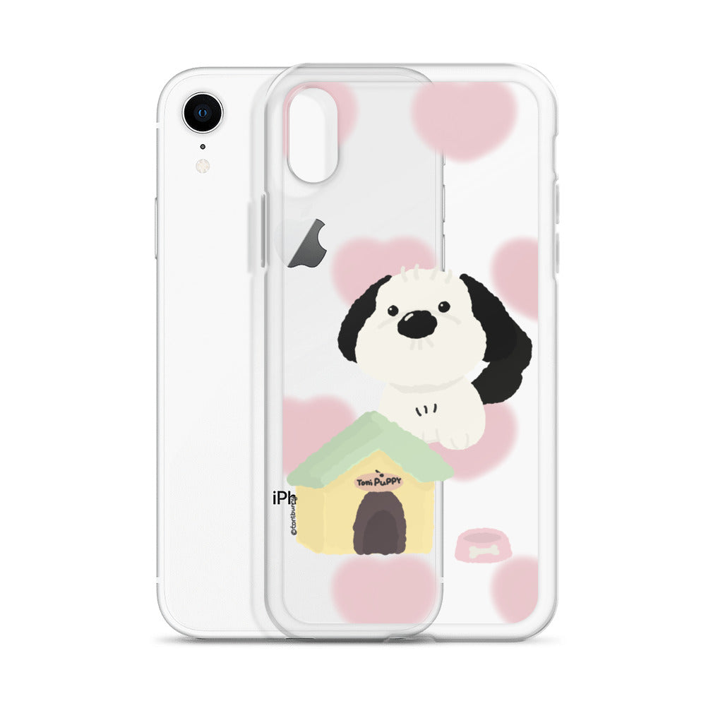 ๐ถ Pink Pattern ToniPuppy iPhone Clear Case ๐ถ