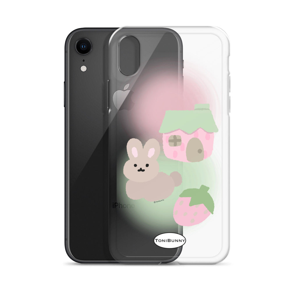 ๐ Pink ToniBunny Cottage iPhone Clear Case ๐