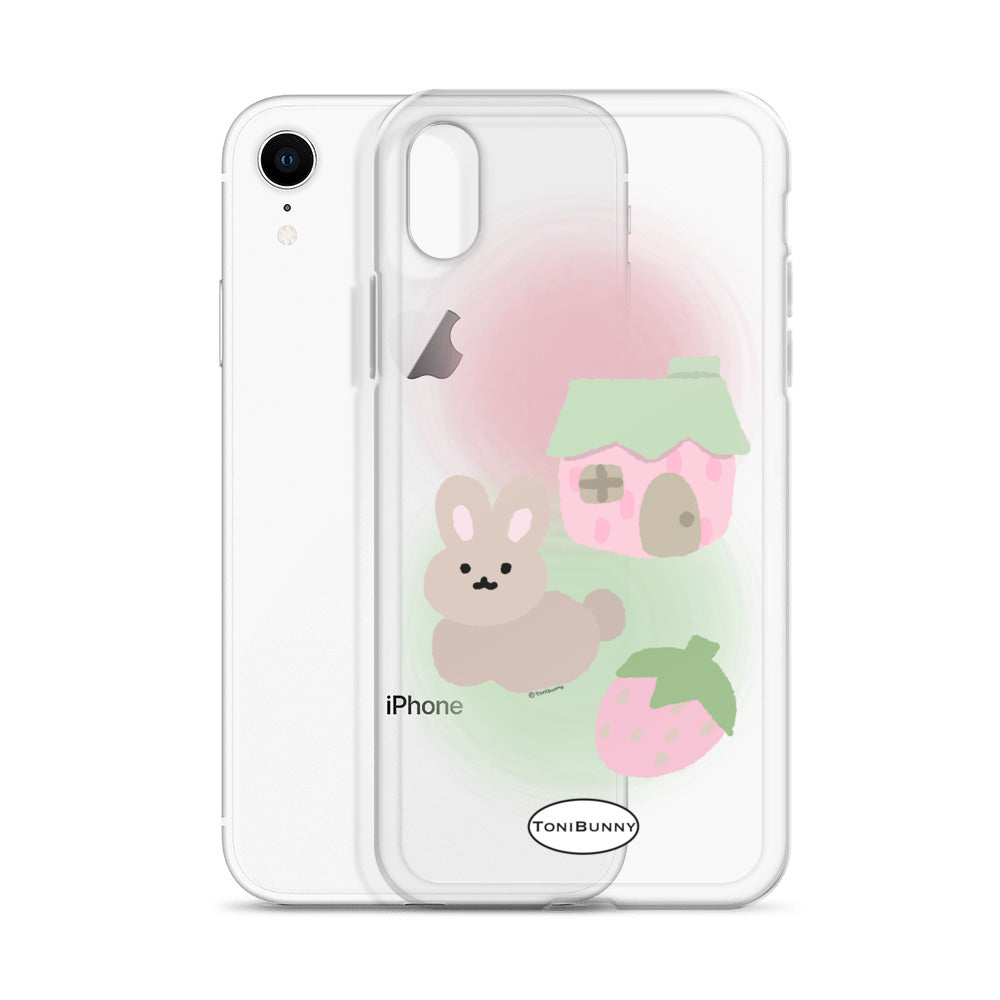๐ Pink ToniBunny Cottage iPhone Clear Case ๐