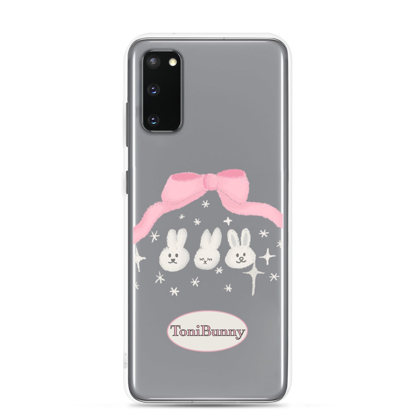 π ToniBunny Ribbon Bunny Friends Samsung Clear Case π