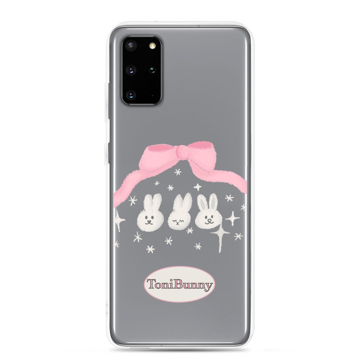 π ToniBunny Ribbon Bunny Friends Samsung Clear Case π