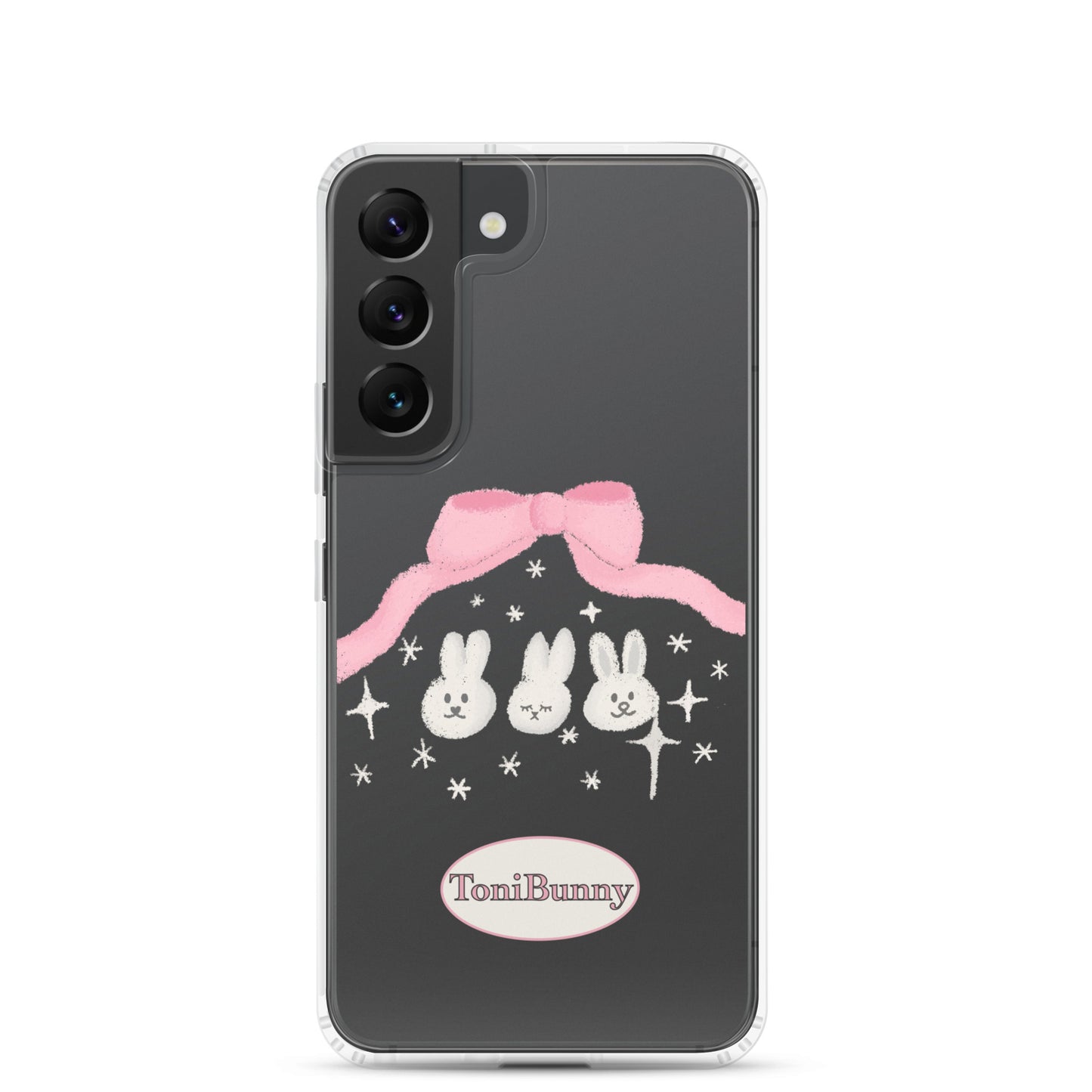 π ToniBunny Ribbon Bunny Friends Samsung Clear Case π