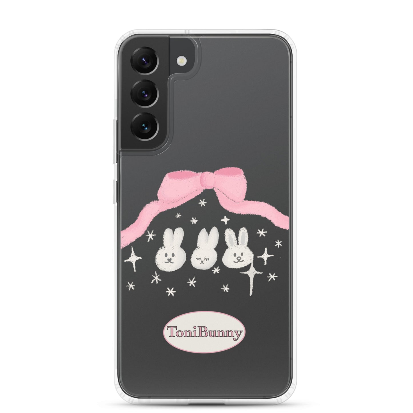 π ToniBunny Ribbon Bunny Friends Samsung Clear Case π