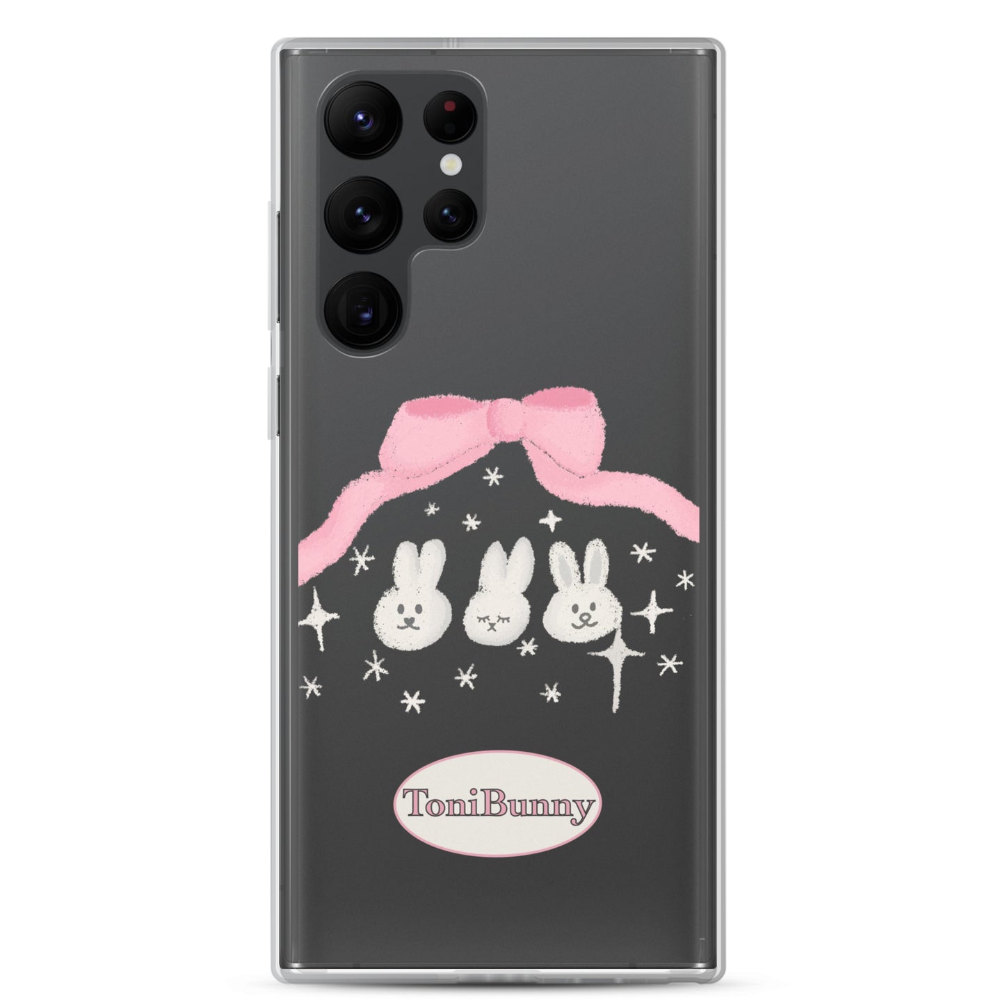 π ToniBunny Ribbon Bunny Friends Samsung Clear Case π