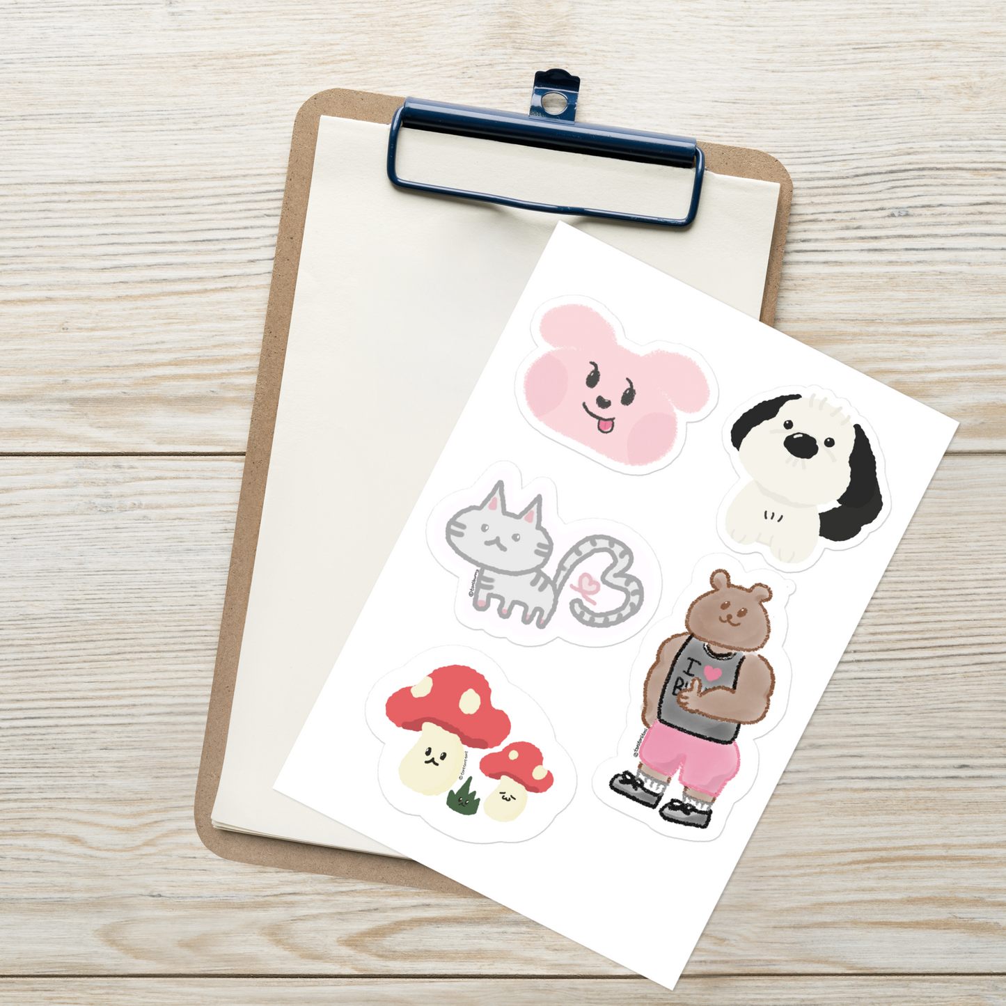 π ToniBunny Friends Sticker Sheet π