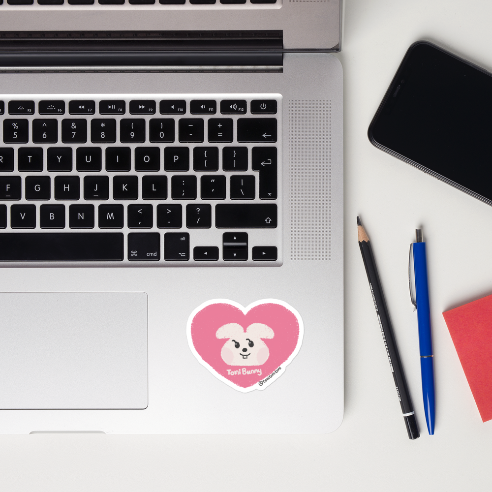 Pink Heart Stickers
