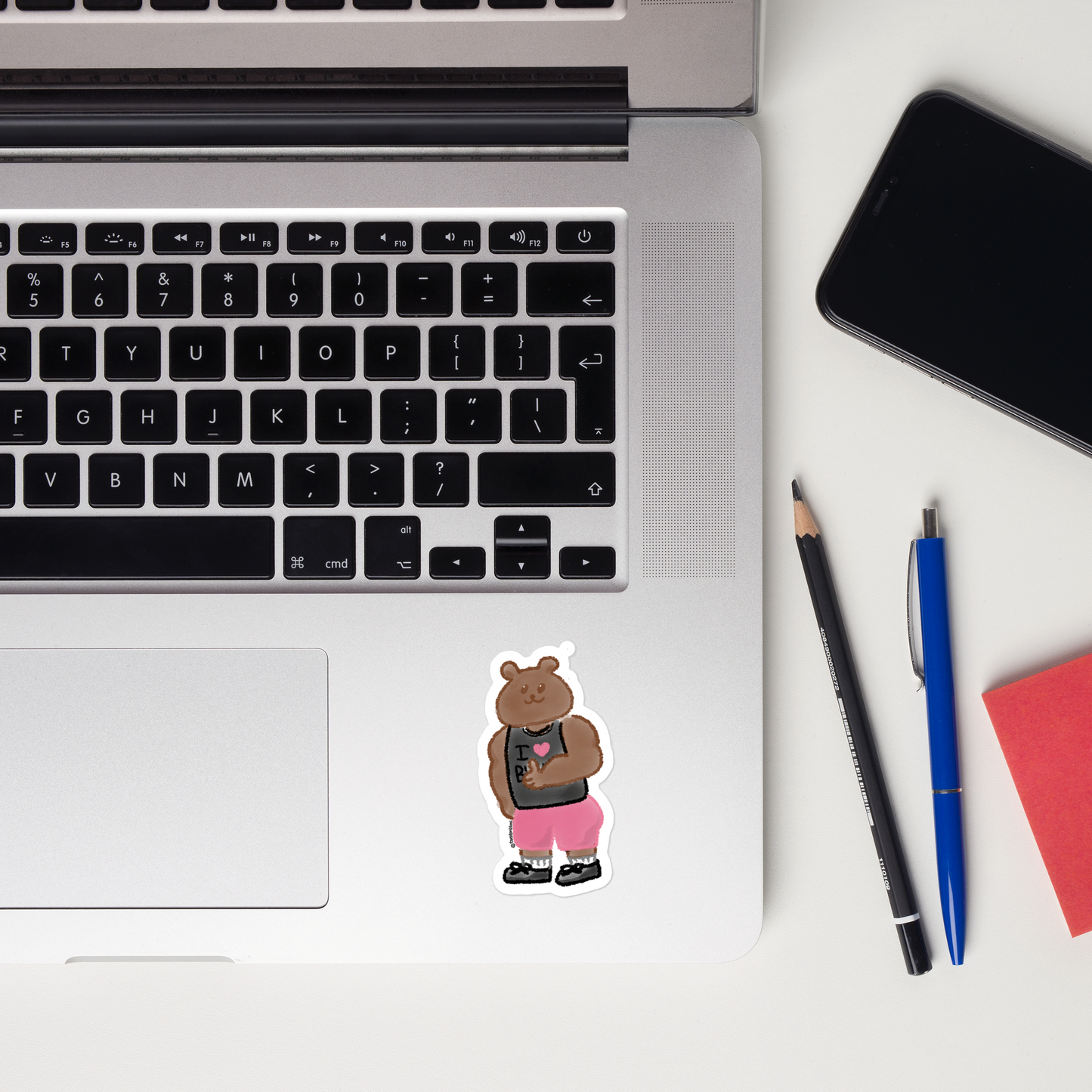 π» Athletic ToniBear Bubble-free Stickers π»