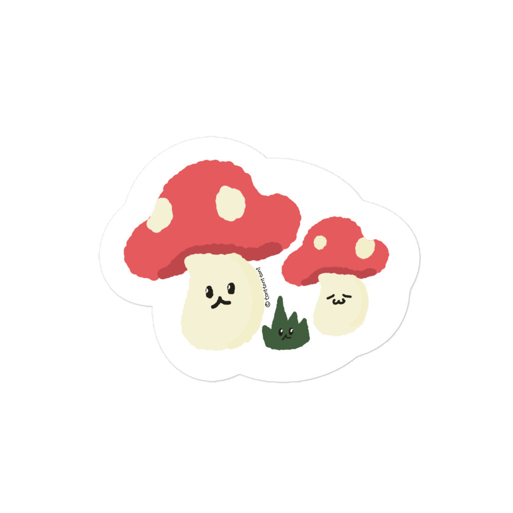 Cute Mushroom Stickers