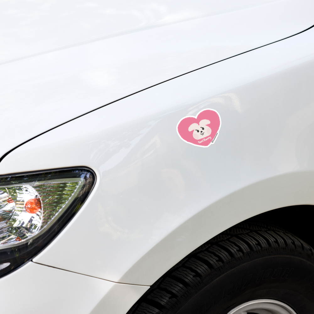 Pink Heart Stickers