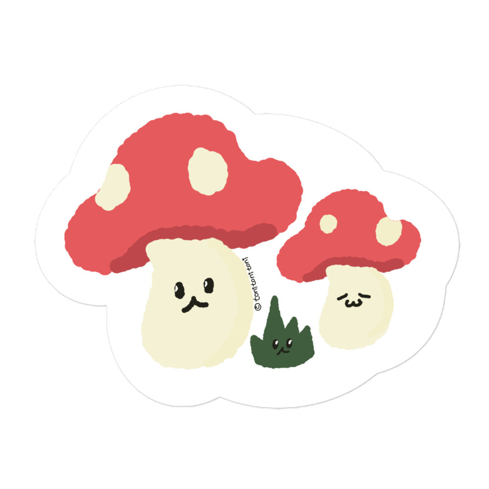 Cute Mushroom Stickers