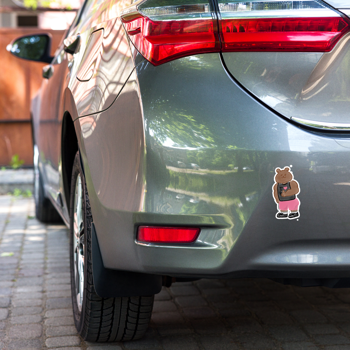π» Athletic ToniBear Bubble-free Stickers π»