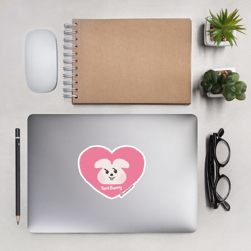 Pink Heart Stickers