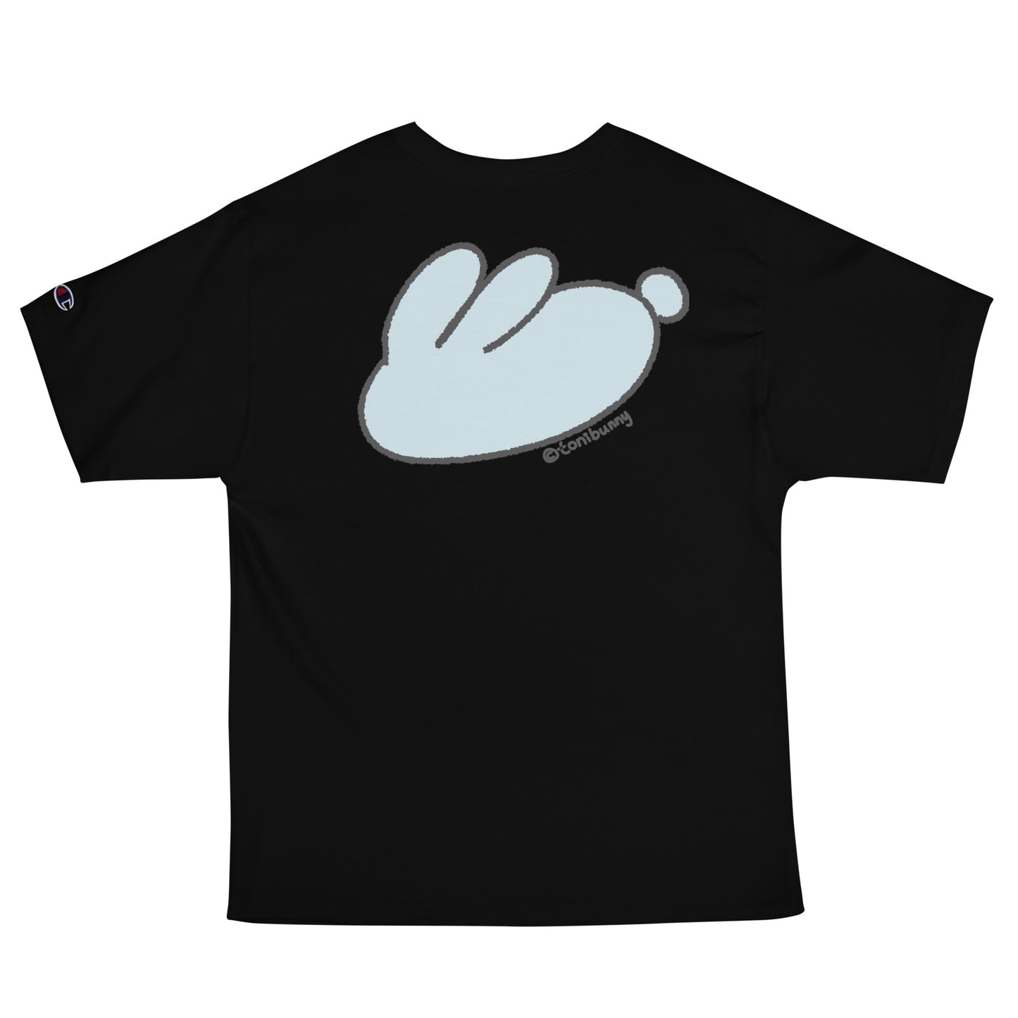 π ToniBunny Blue Bubble Letter Men's Champion T-Shirt π