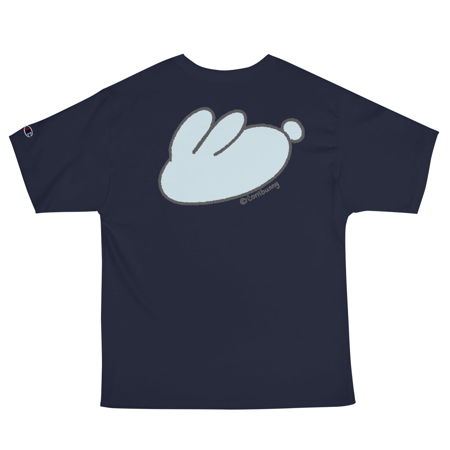 π ToniBunny Blue Bubble Letter Men's Champion T-Shirt π