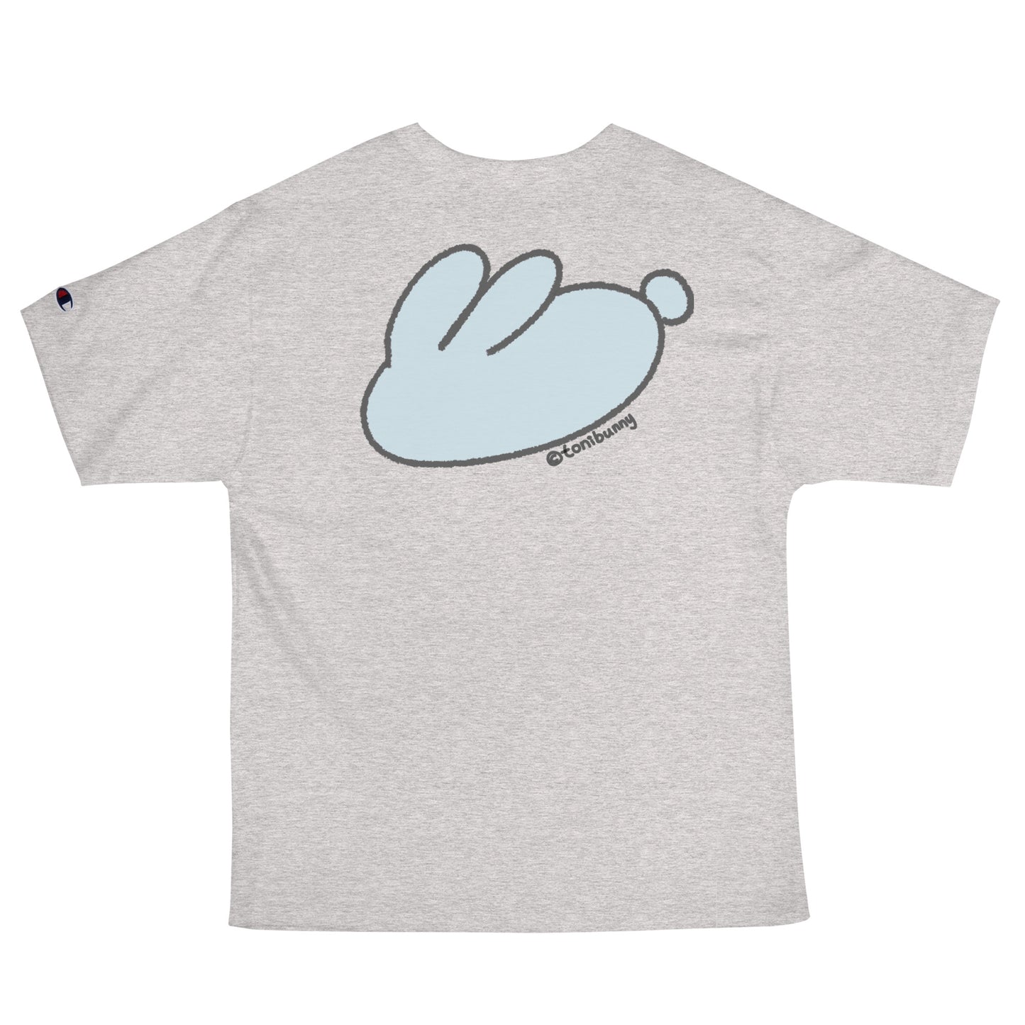 π ToniBunny Blue Bubble Letter Men's Champion T-Shirt π