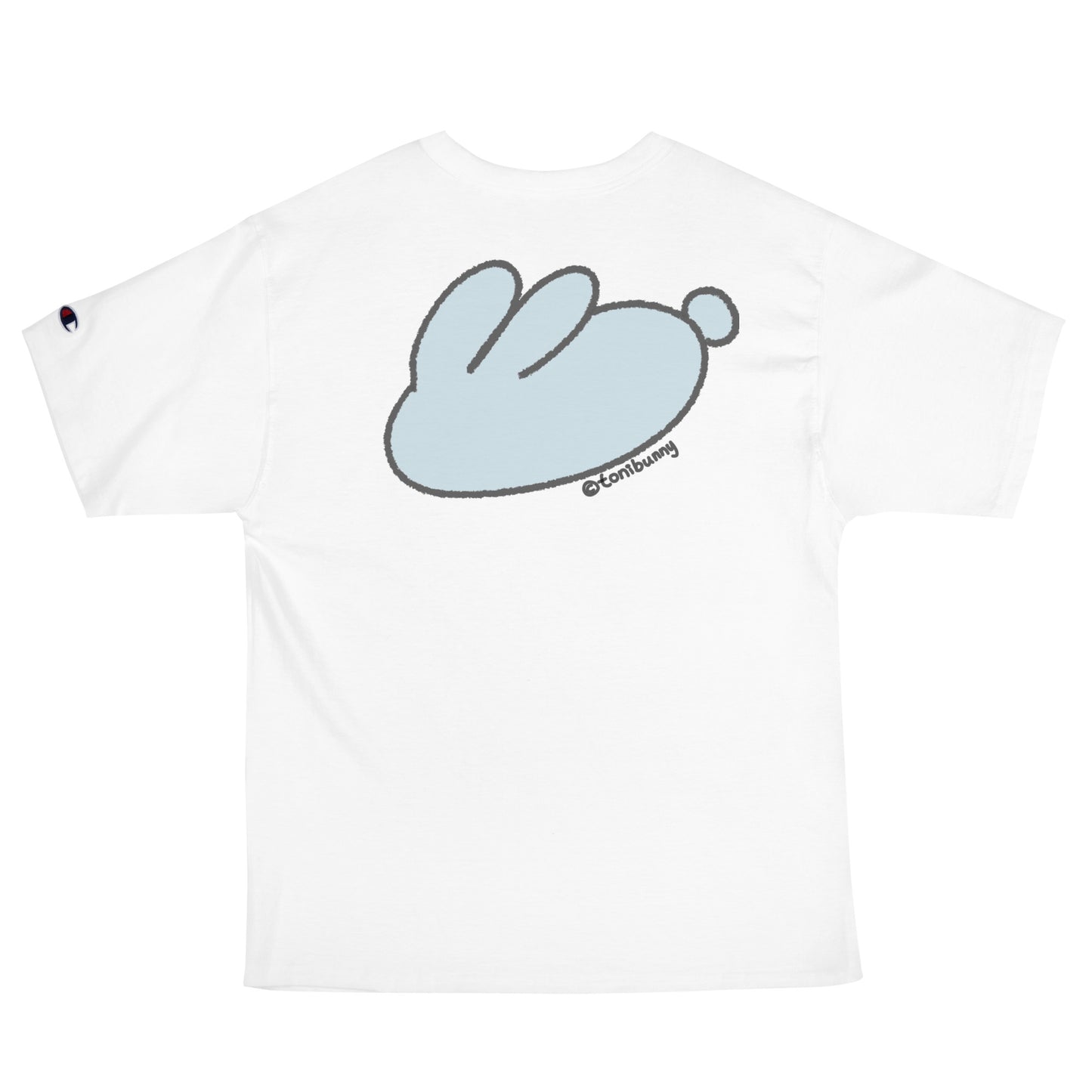 π ToniBunny Blue Bubble Letter Men's Champion T-Shirt π