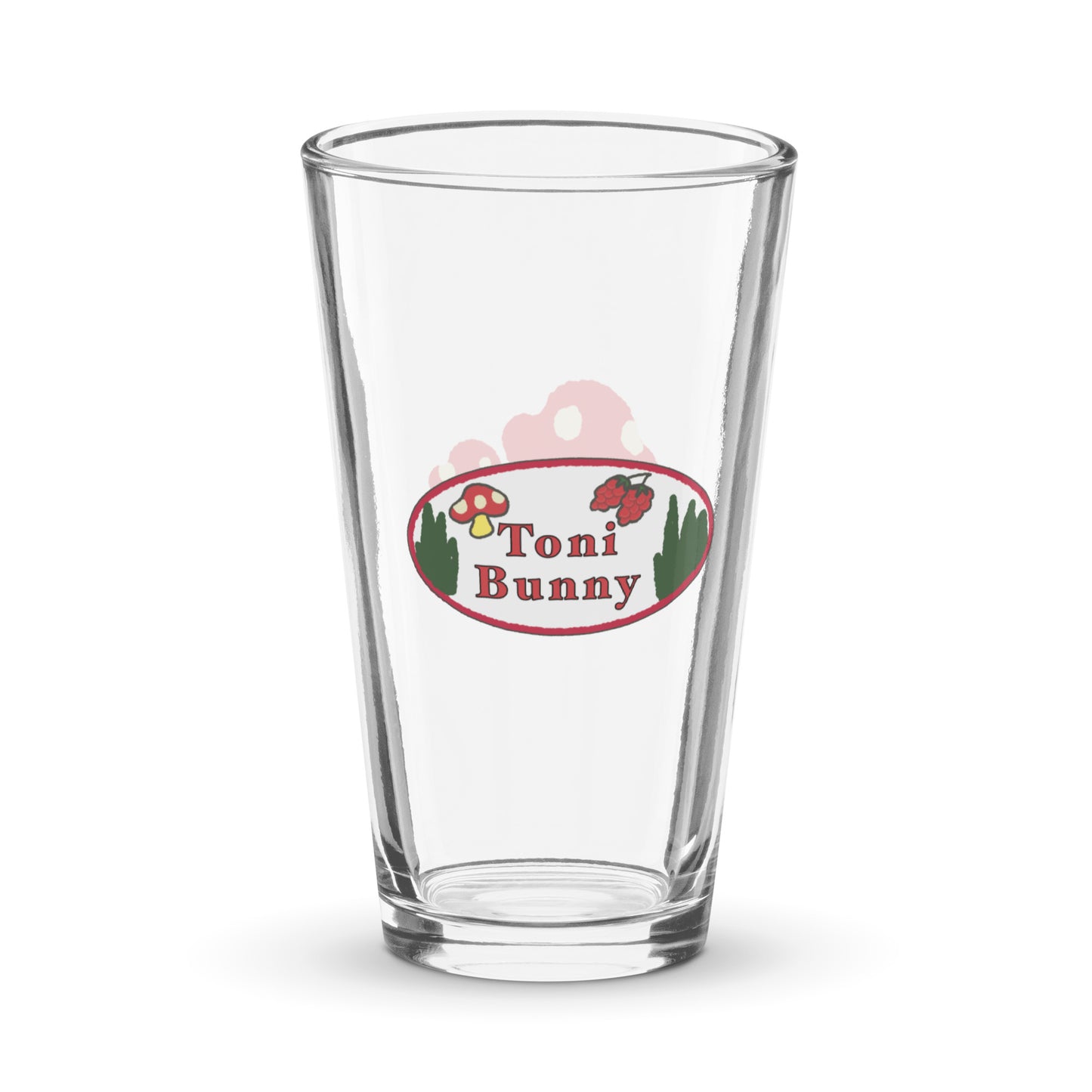 π ToniBunny Mushroom Logo Pint Glass π