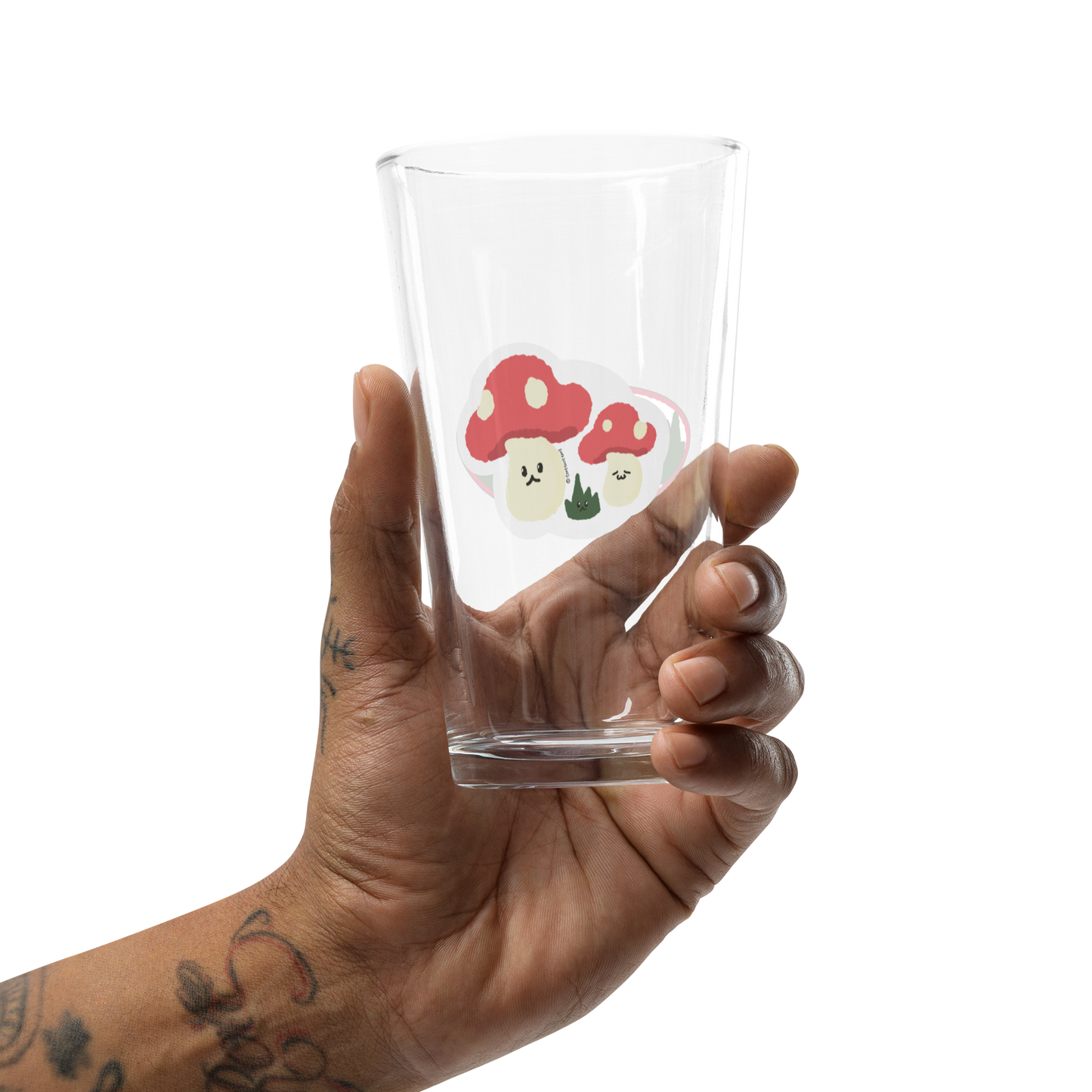 π ToniBunny Mushroom Logo Pint Glass π