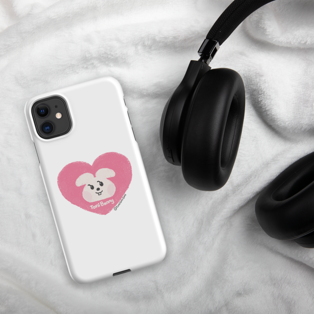 π ToniBunny Pink Heart iPhone Snap Case π