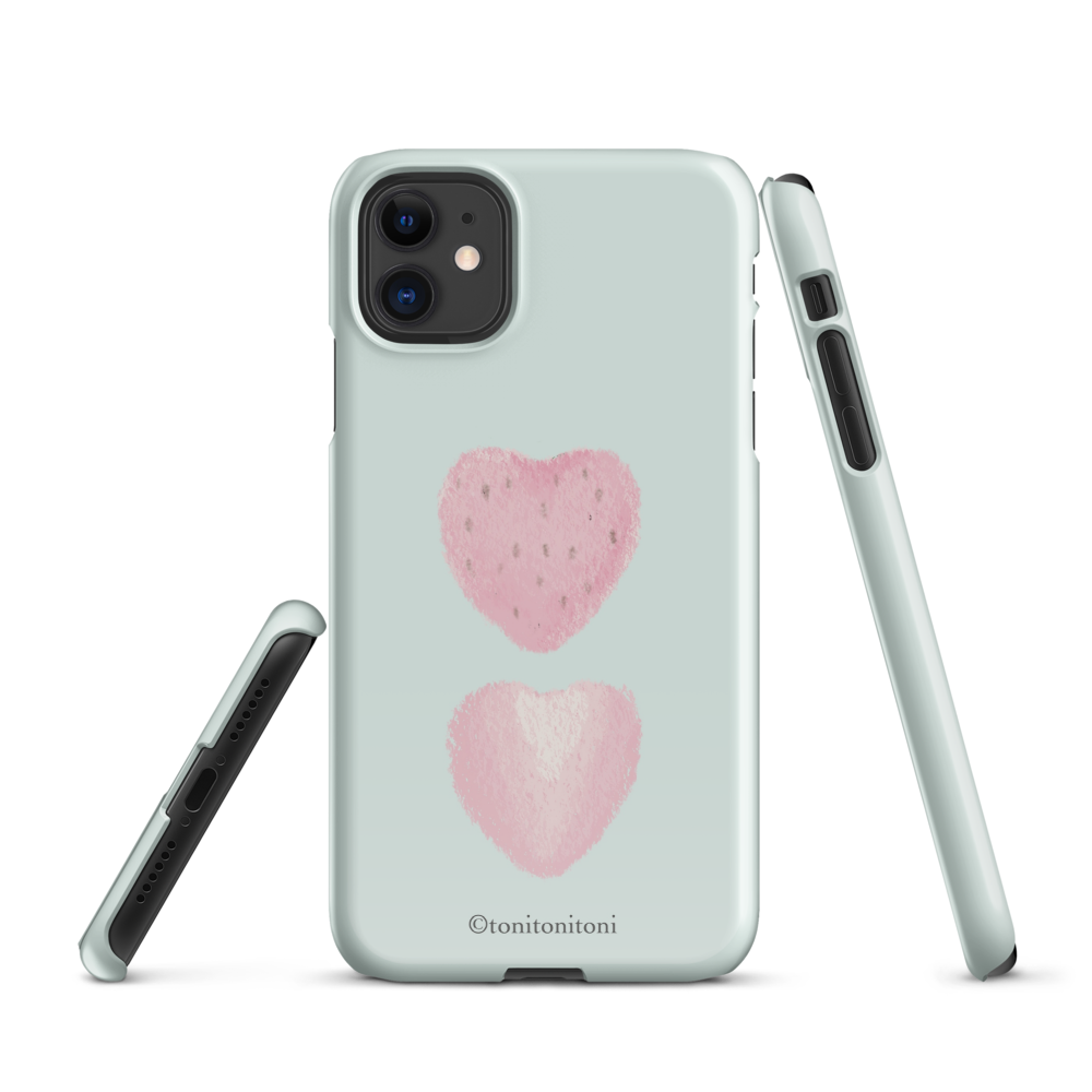 🍓Blue Strawberry iPhone Snap Case🍓