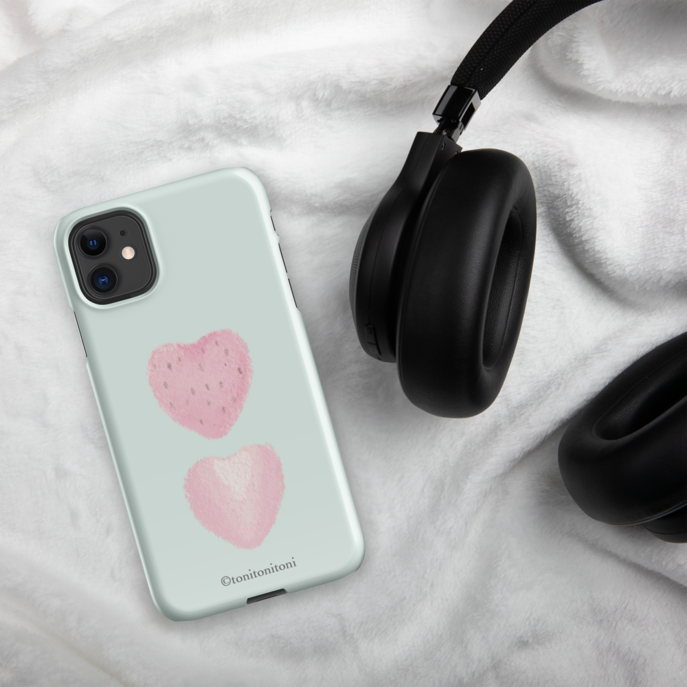 🍓Blue Strawberry iPhone Snap Case🍓
