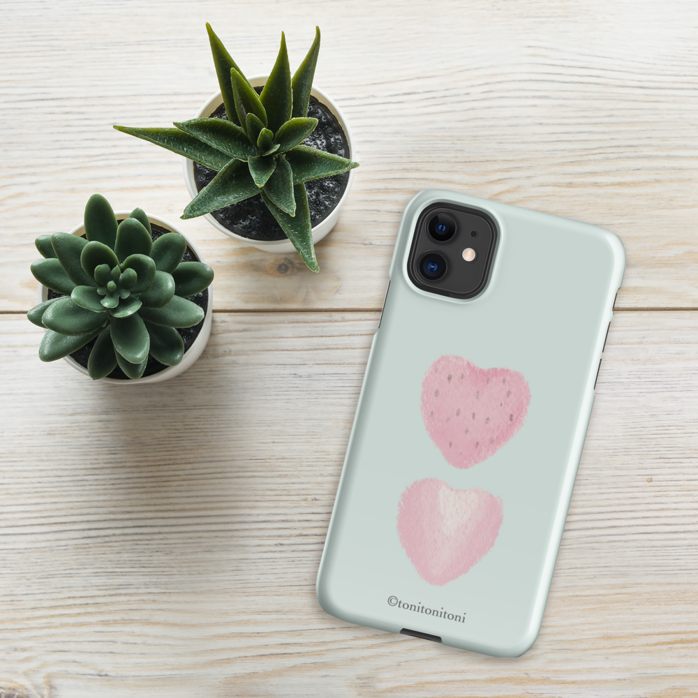 🍓Blue Strawberry iPhone Snap Case🍓