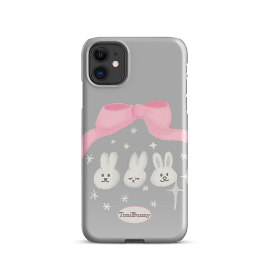 π ToniBunny Ribbon Bunny Friends iPhone Snap Case π